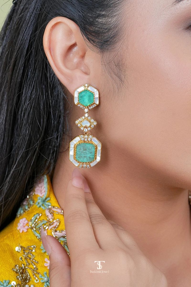 Vira Mother Of Pearl Earrings