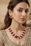 Raktima Polki Necklace Set