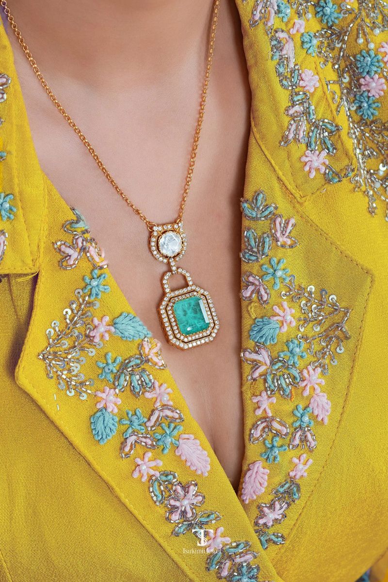 Hiraayat Polki  Locket Set