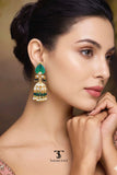 Kalika Jhumka Kundan Earrings