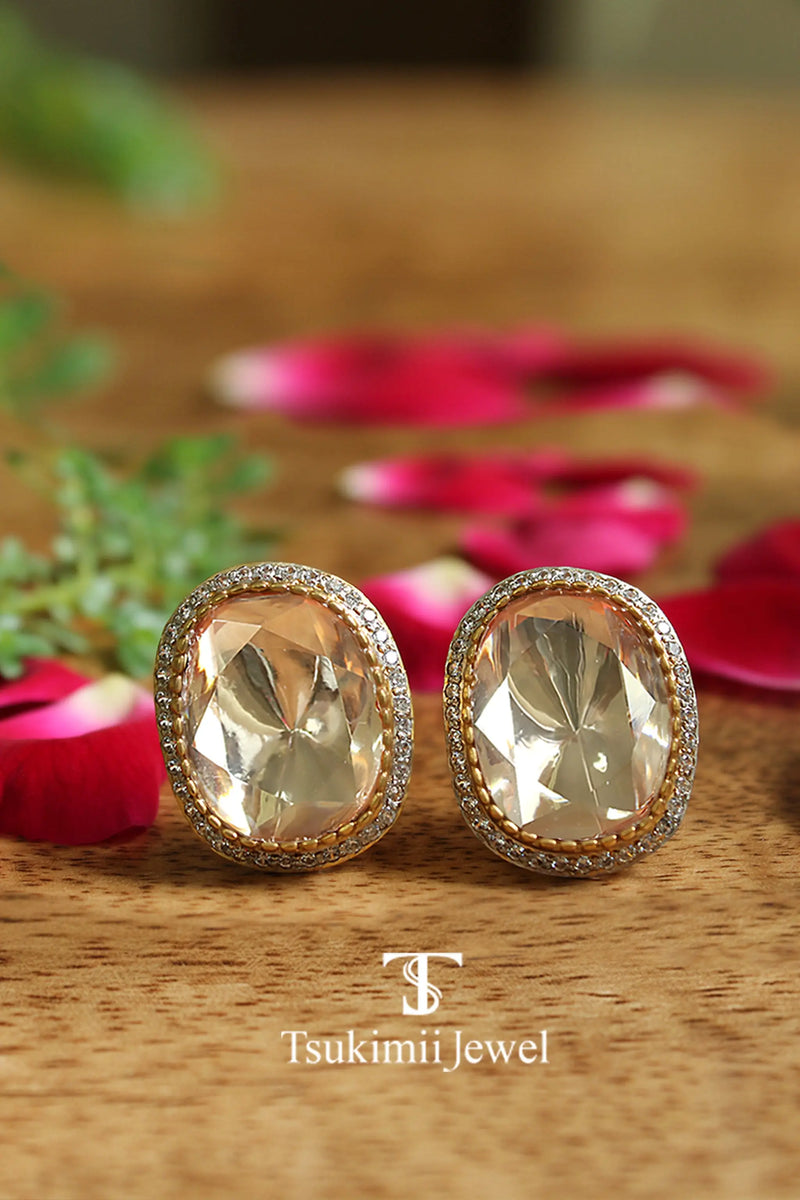 Elegant ethnic tops earrings designed for festive wear