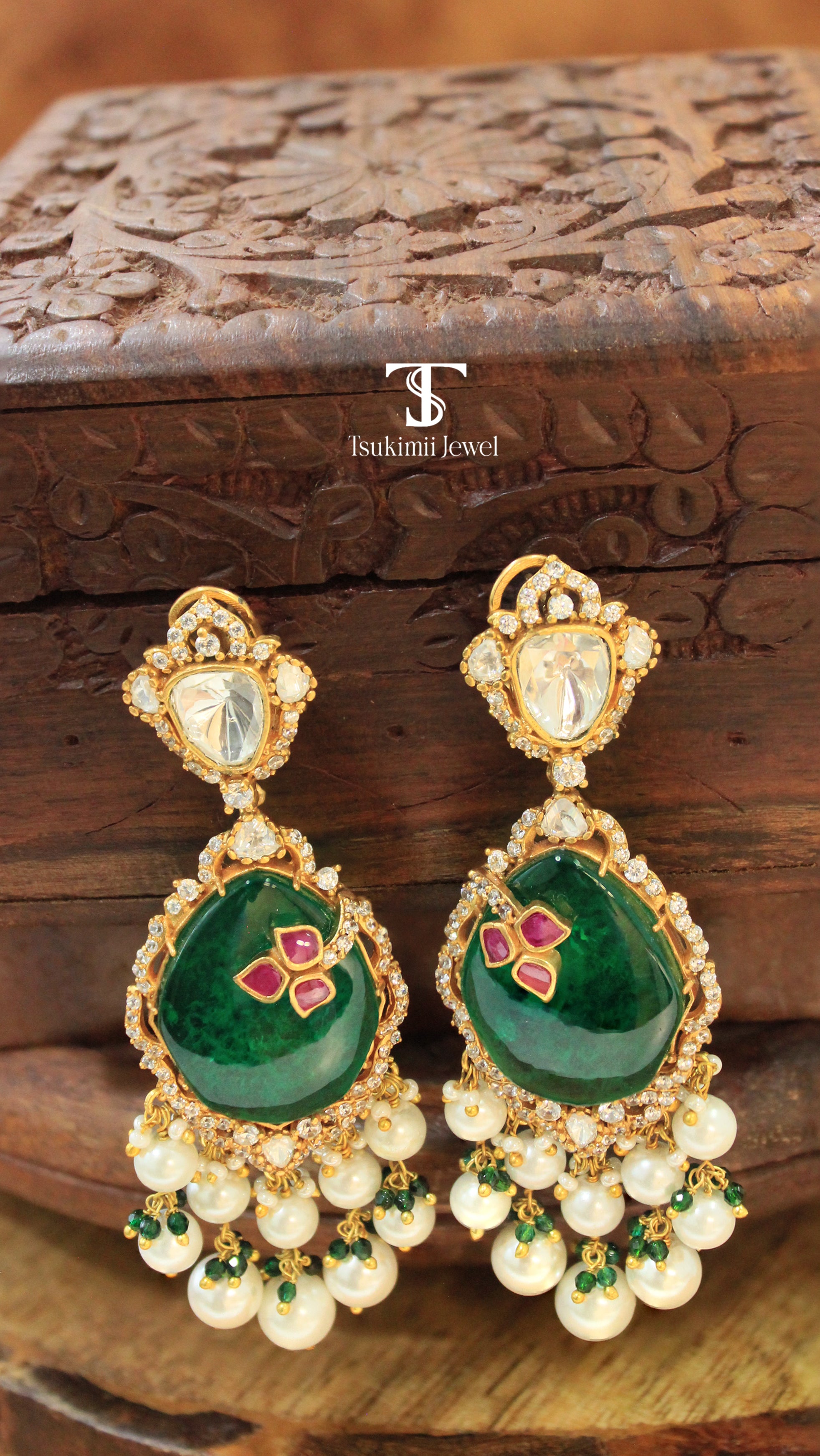 Mahira Polki Earrings