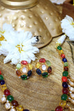 Lavanya Mossanite Polki Necklace Set
