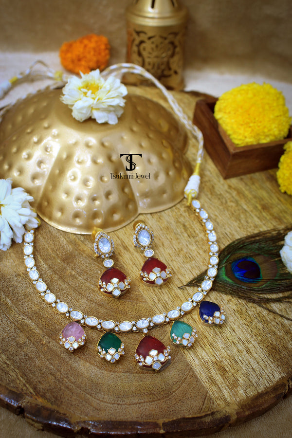 Rangmala Polki Necklace