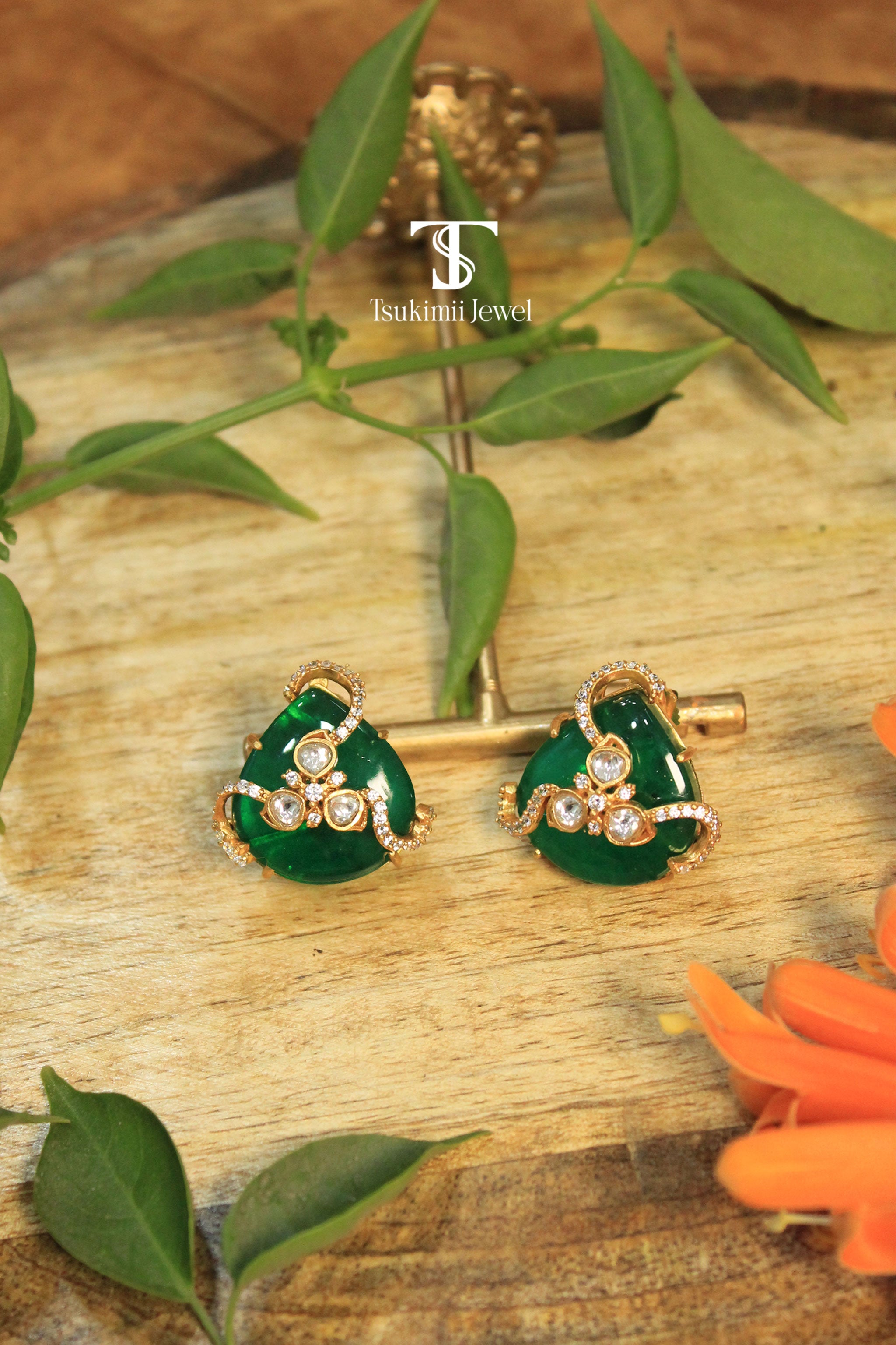 Pallav Jadau Pendant Set