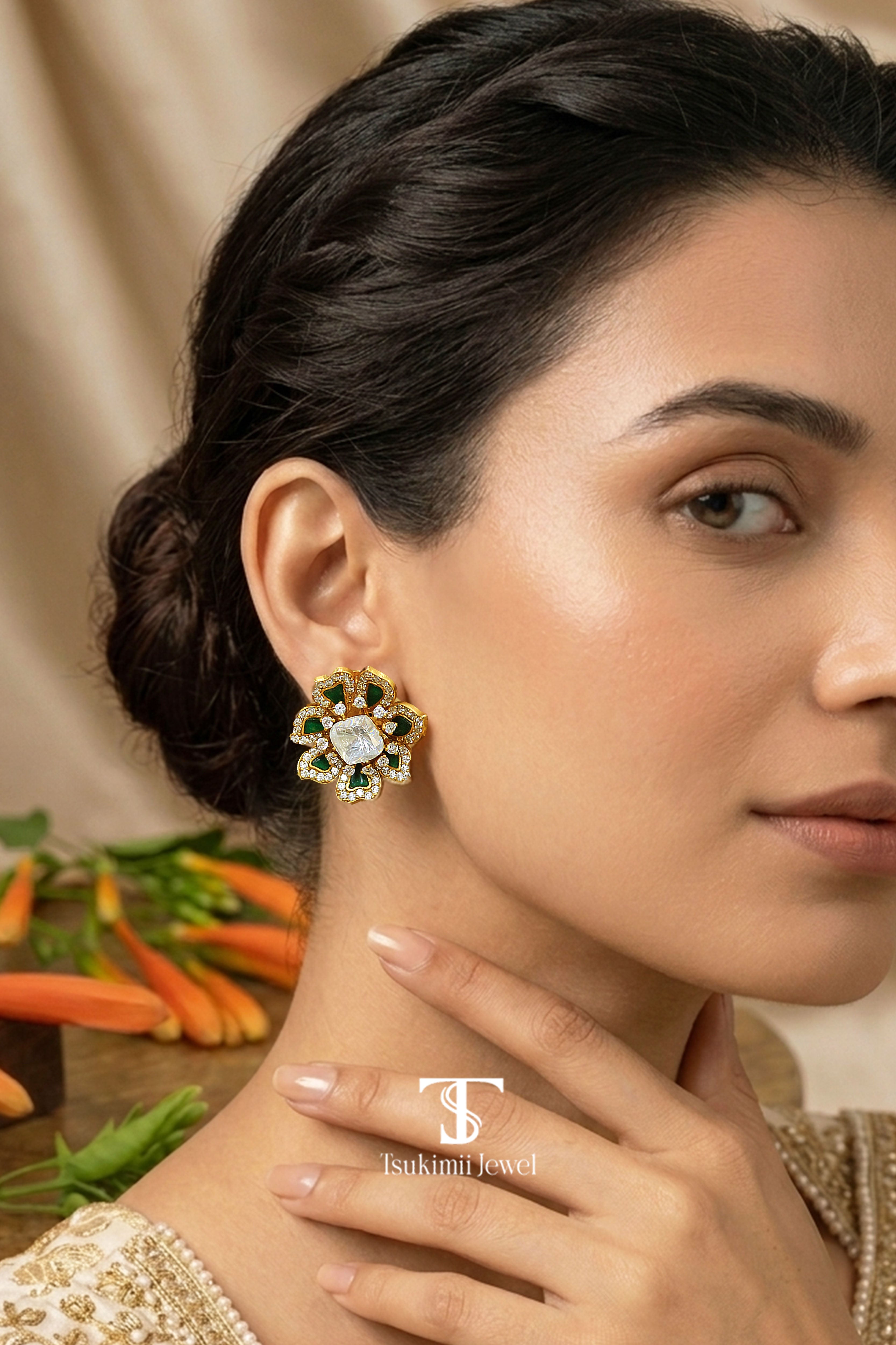 Panna Polki Earrings