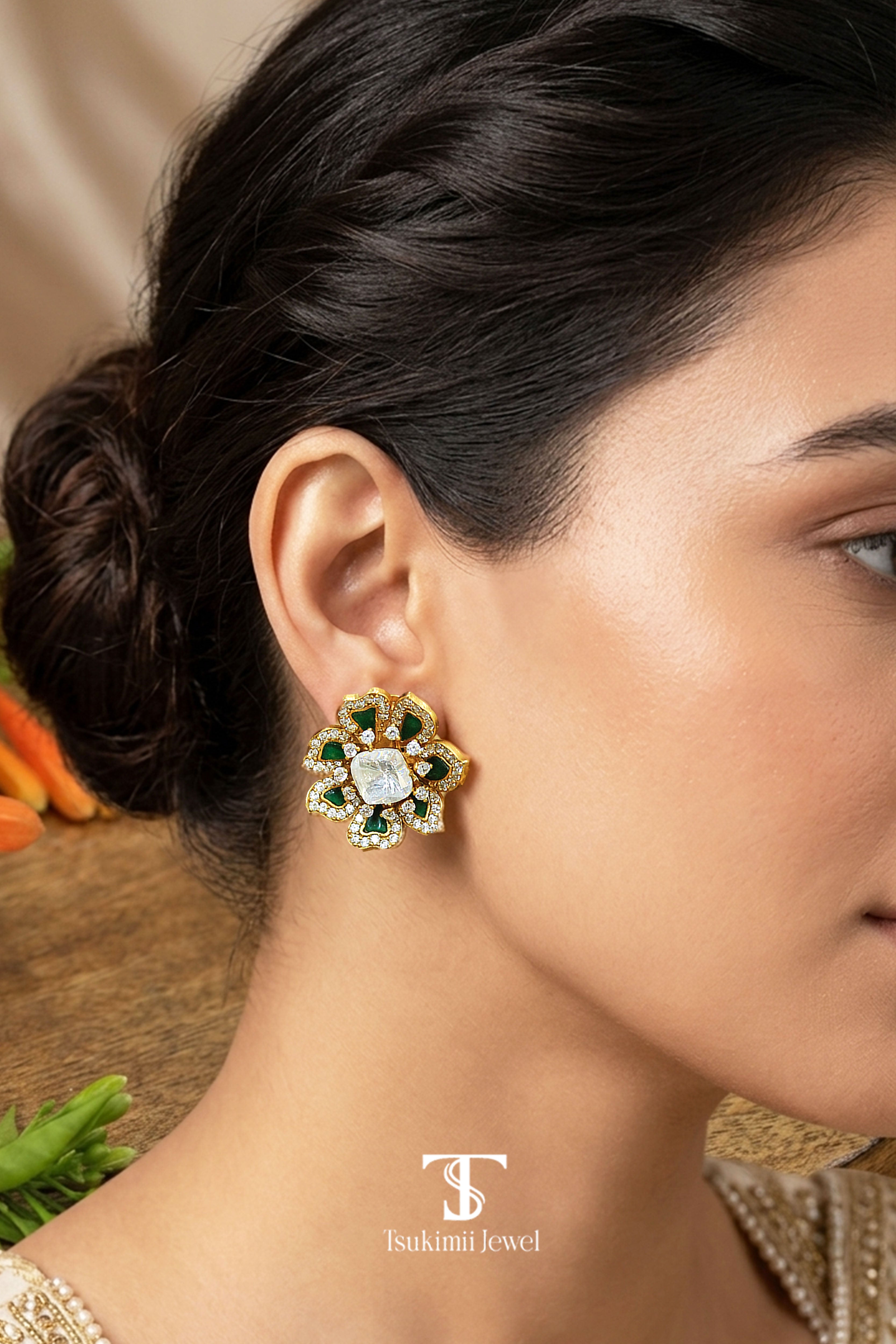 Panna Polki Earrings