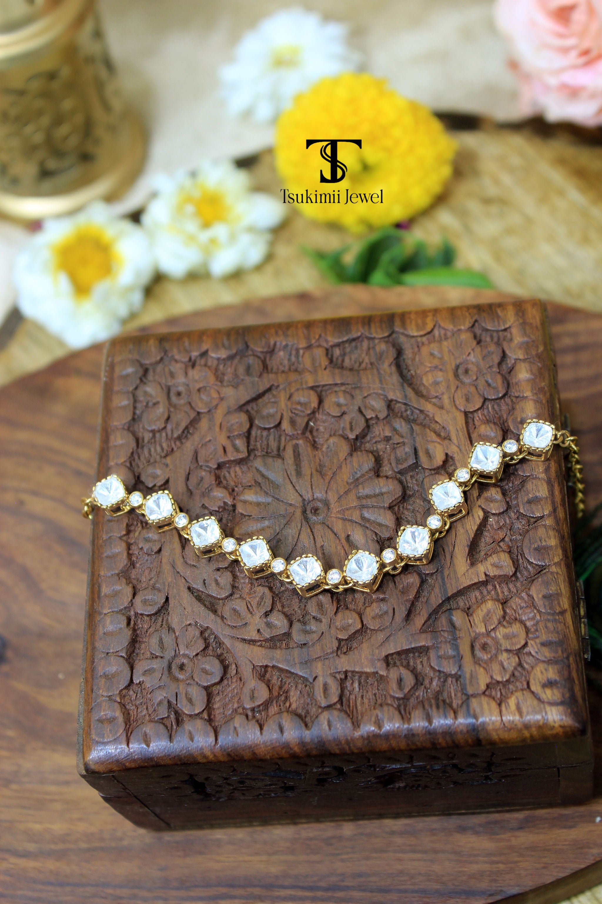 Nayra Polki Bracelet