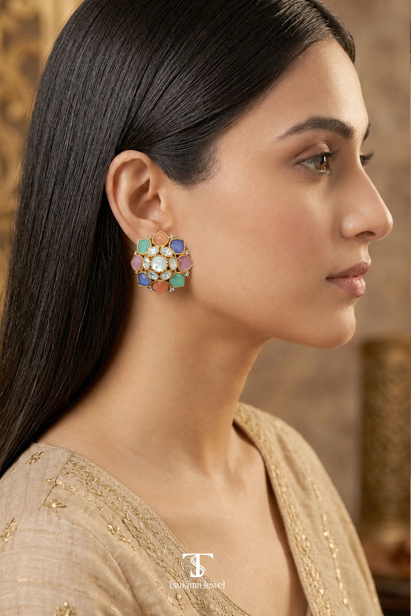 Rangmahal Jadau Earrings