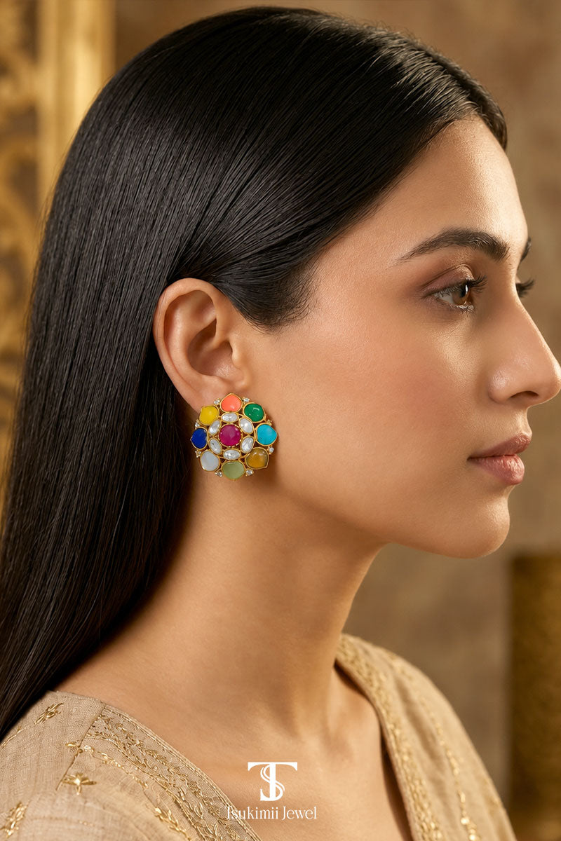 Rangmahal Jadau Earrings