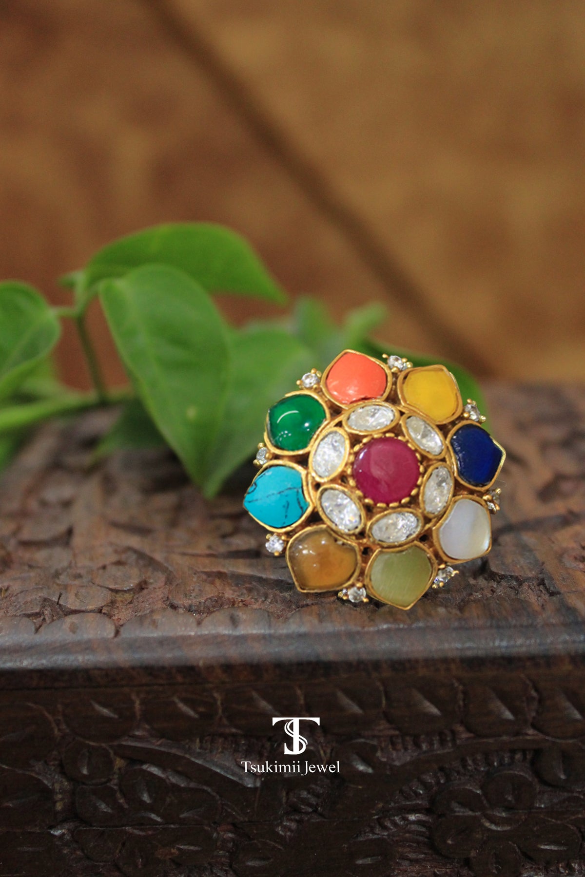 Rangmahal Jadau Ring