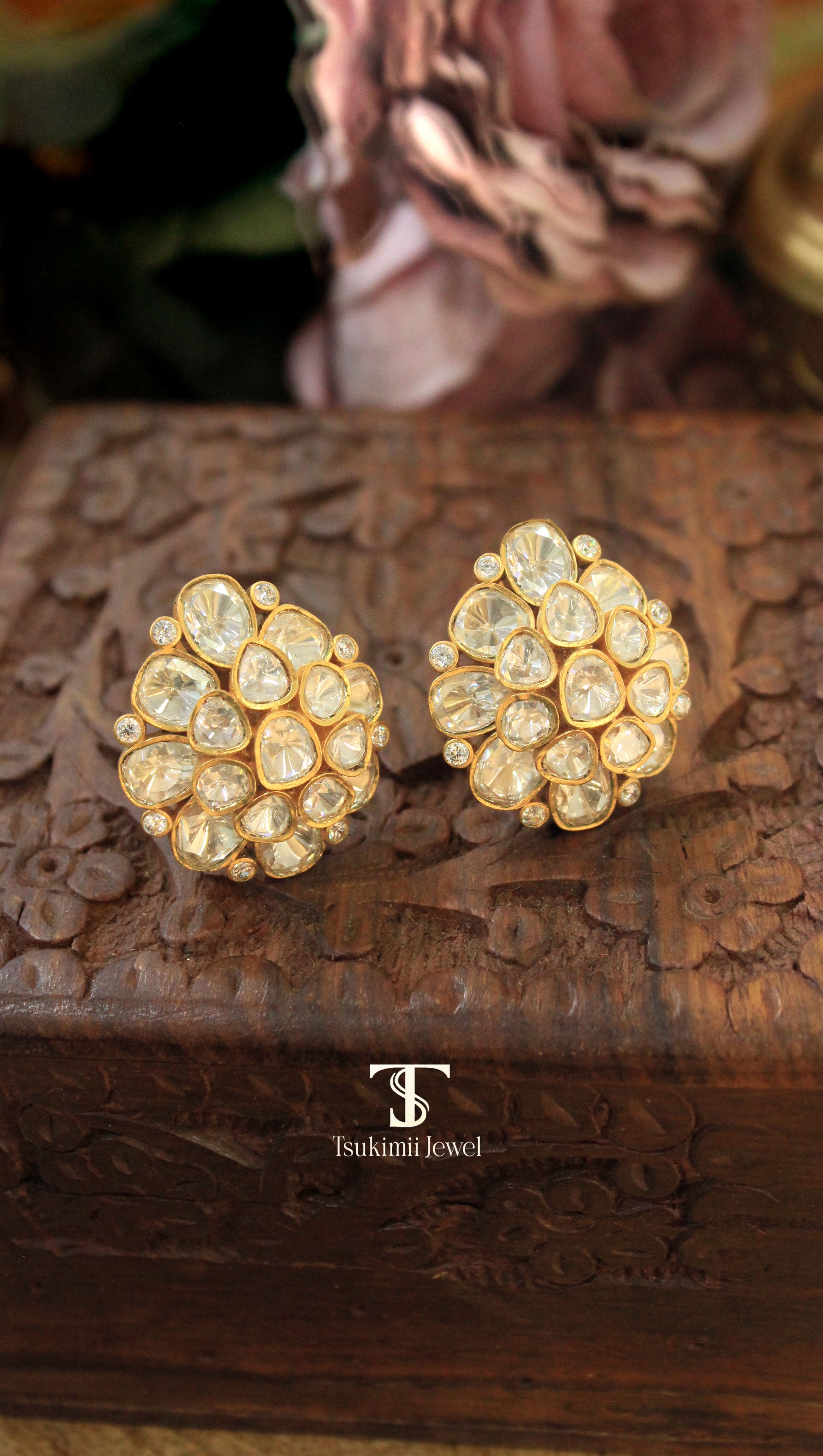 Ruhani Polki Earrings